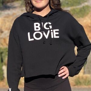 Big Lovie Cropped Hooded Sweater | SIZE M